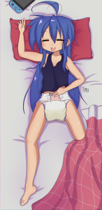 Konata Sleeping